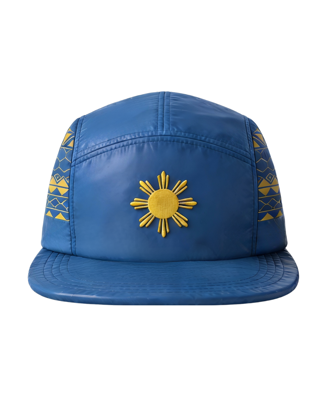 Filipino Tribal Cap - Blue & Yellow