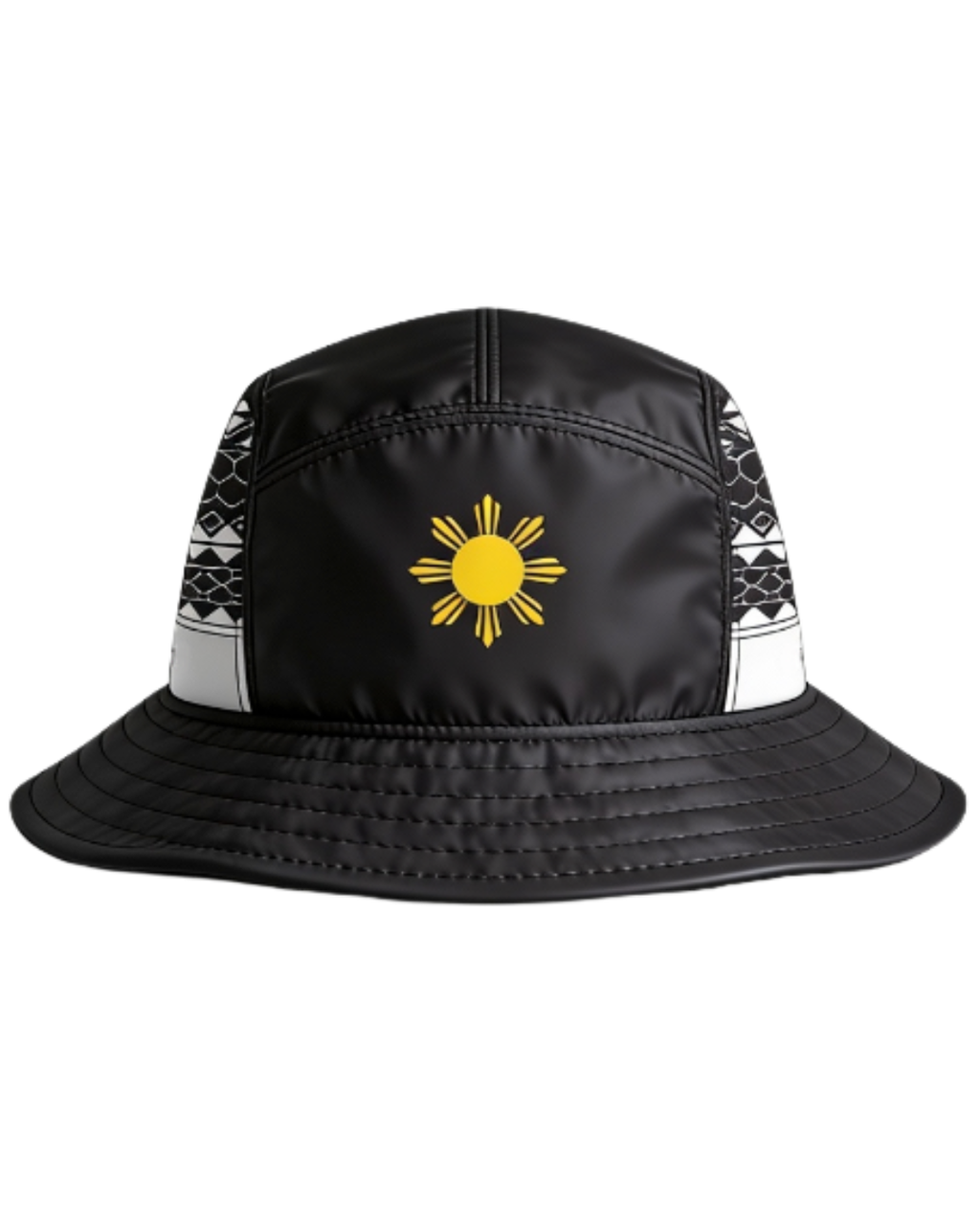 Tribal Bucket Hat - Black & White