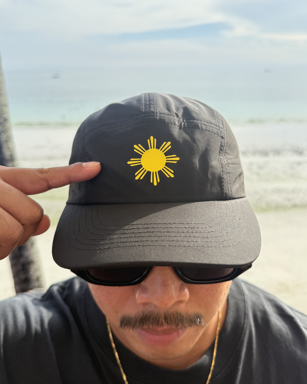 OG Filipino Sun Cap - Black