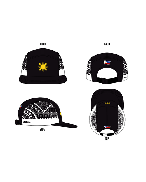 Filipino Tribal Cap - Black & White