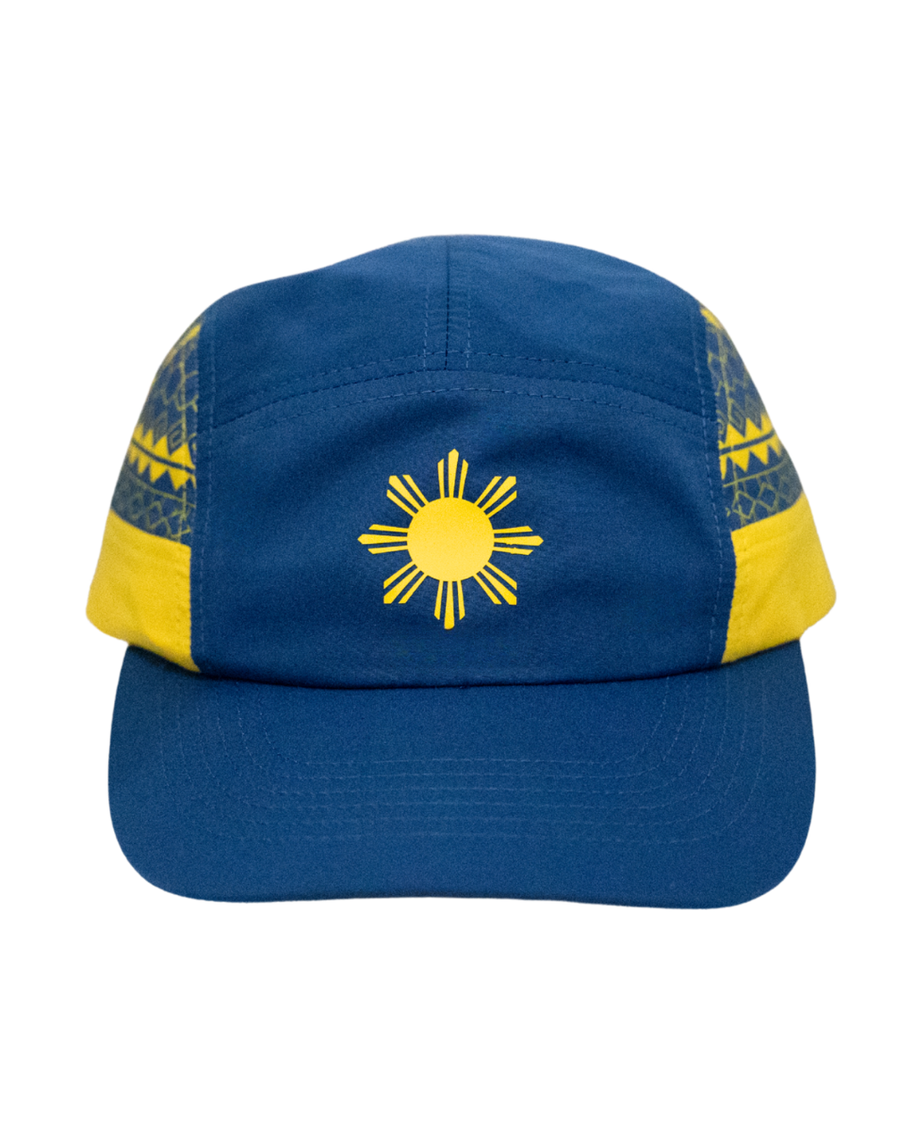 Filipino Tribal Cap - Blue & Yellow