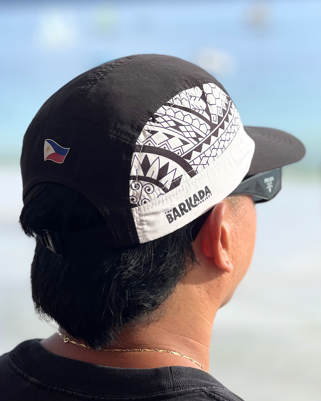 Filipino Tribal Cap - Black & White