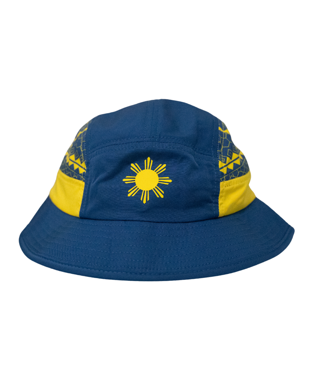 Pre-Order Tribal Bucket Hat - Blue & Yellow
