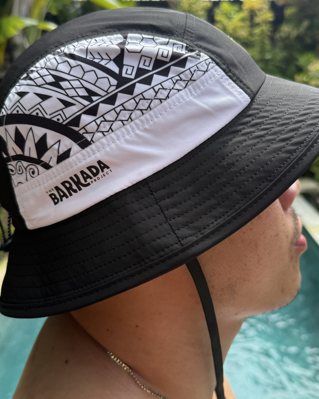 Tribal Bucket Hat - Black & White